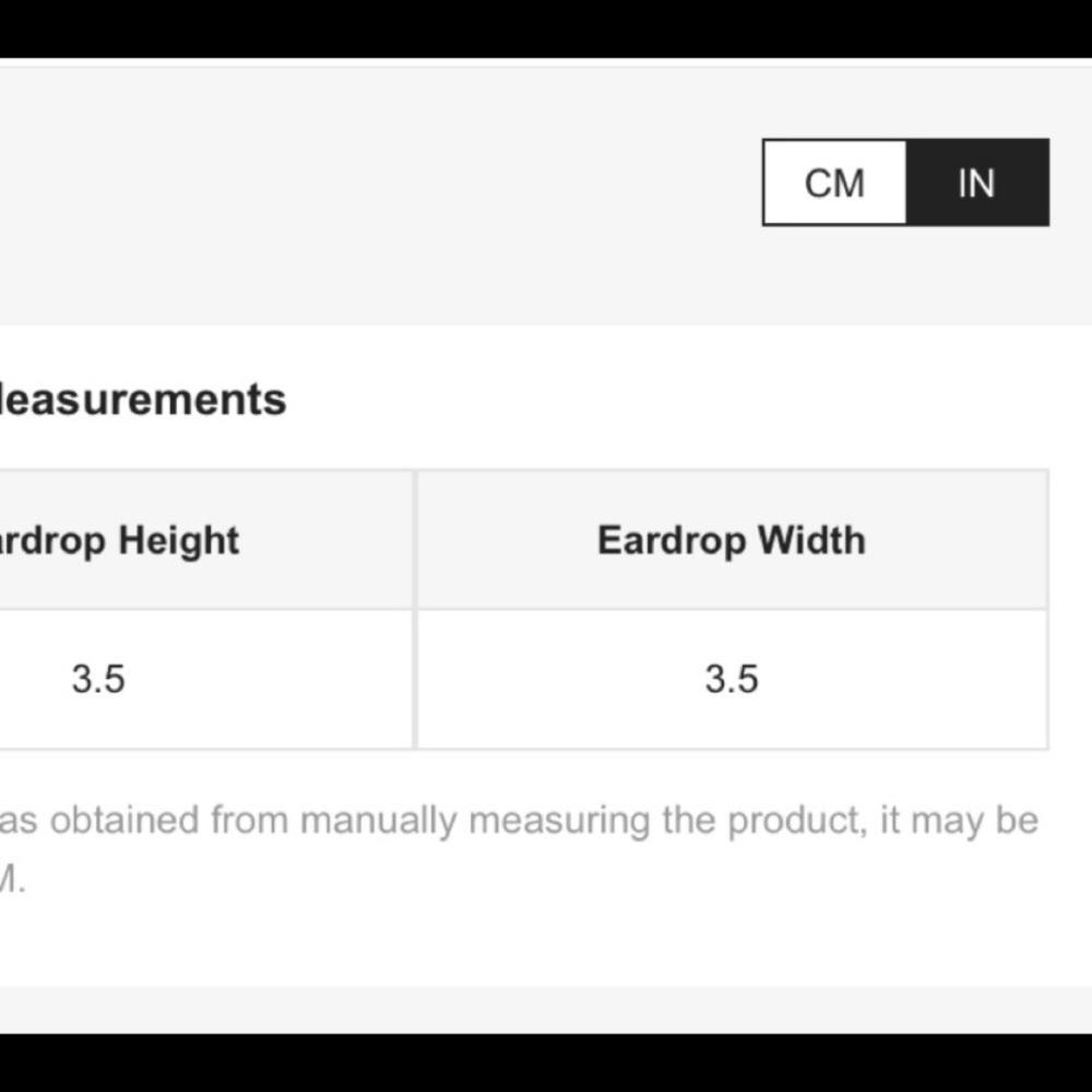 LAST pair! Matte black oversized hoop earrings - Picture 7 of 7